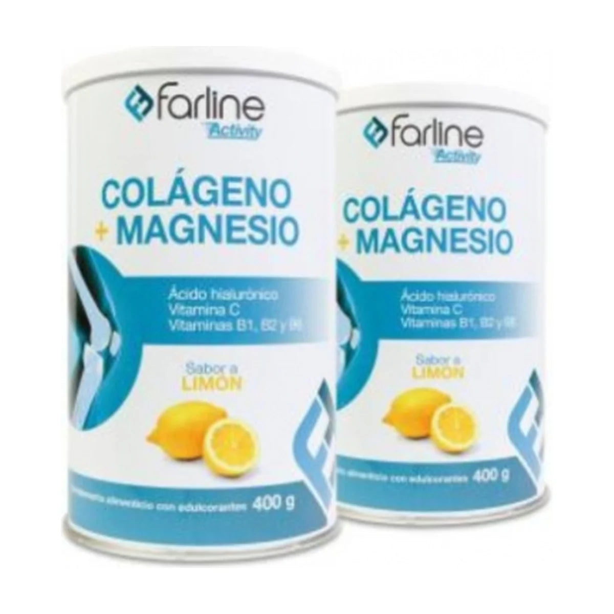 Farline Colágeno + Magnesio Limón Duplo 2 x 400 g