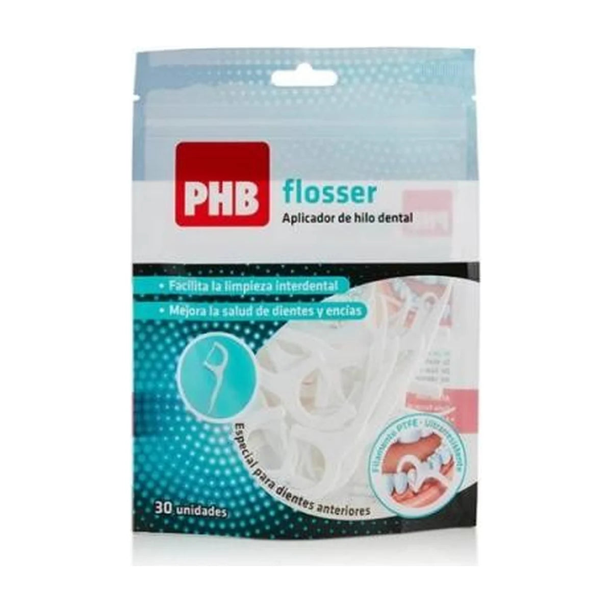 PHB Flosser Aplicadores de Hilo Dental 30 Unidades