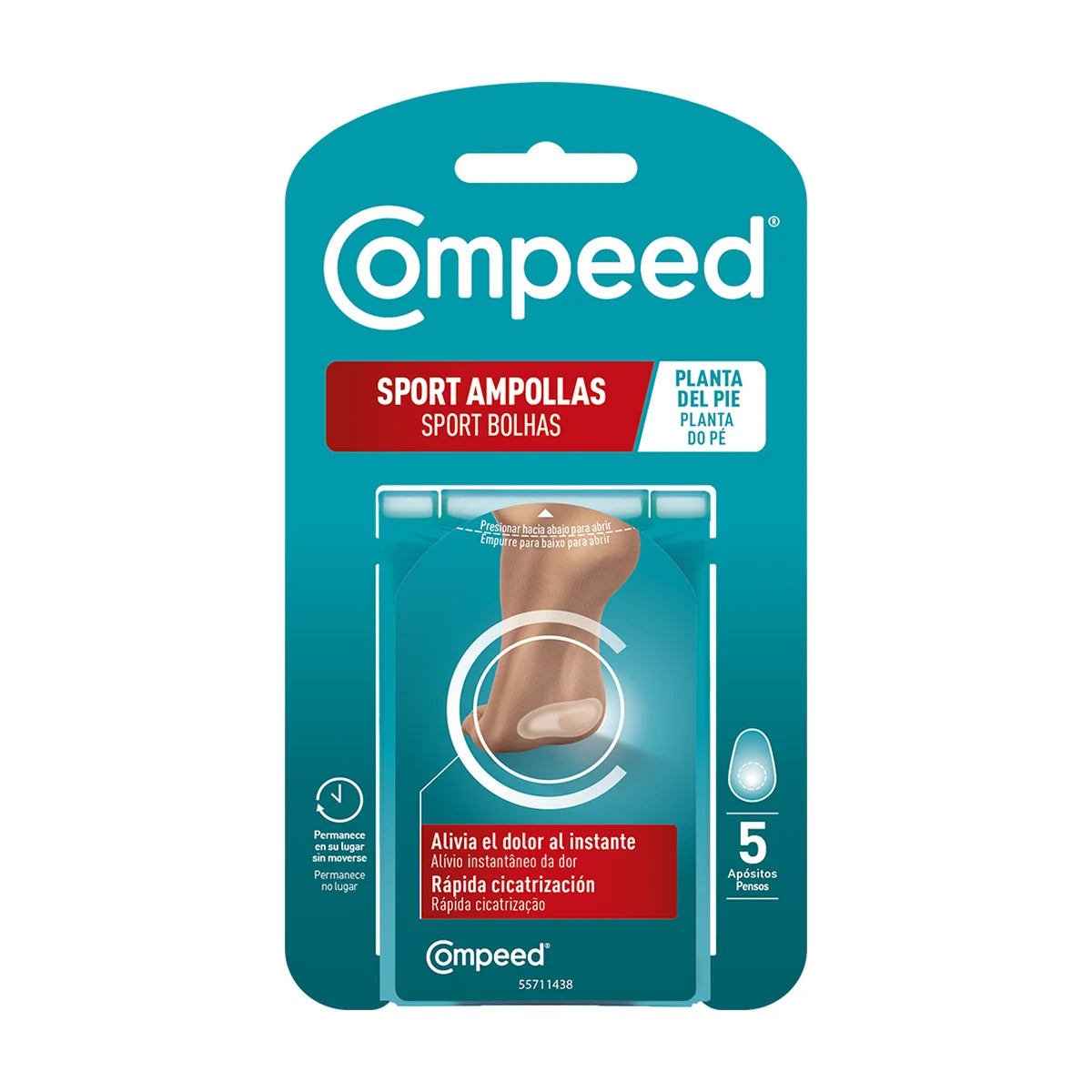 Compeed Ampollas Planta del Pie, 5 Apósitos