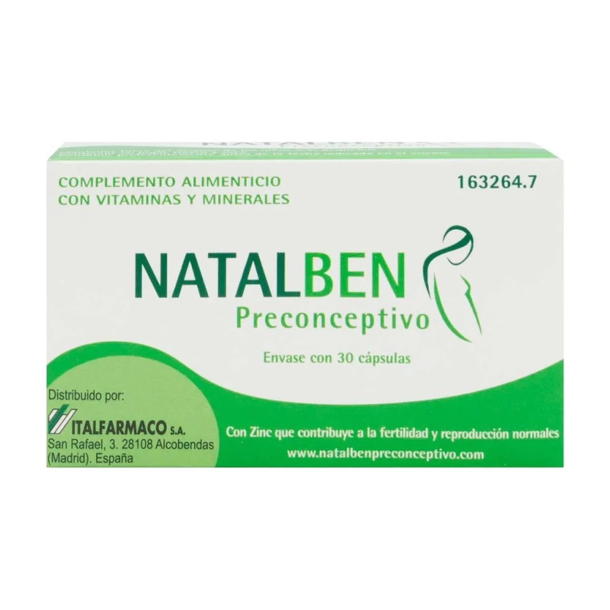 Natalben Preconceptivo 30 cápsulas