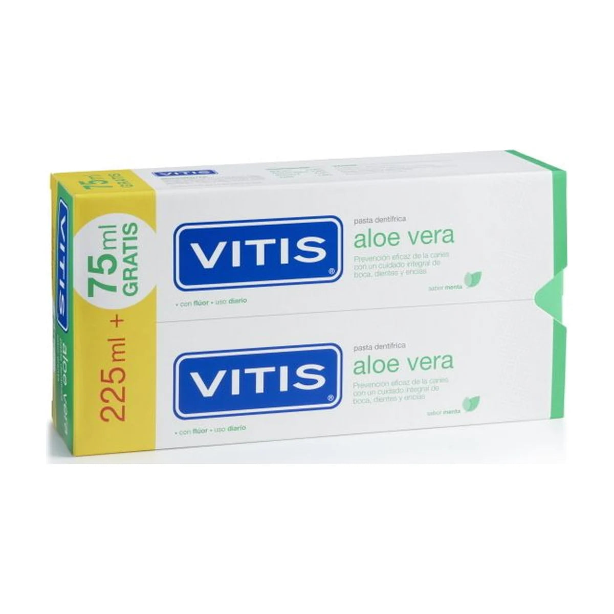 VITIS Aloe Vera Menta Duplo Pasta Dentífrica 2 x 150 ml