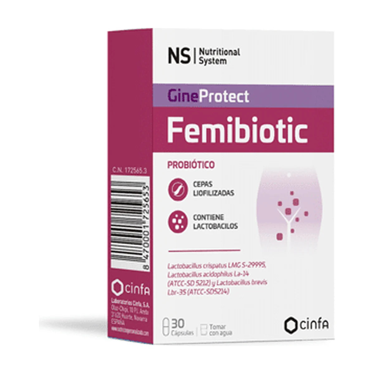 NS GineProtect Femibiotic 30 cápsulas