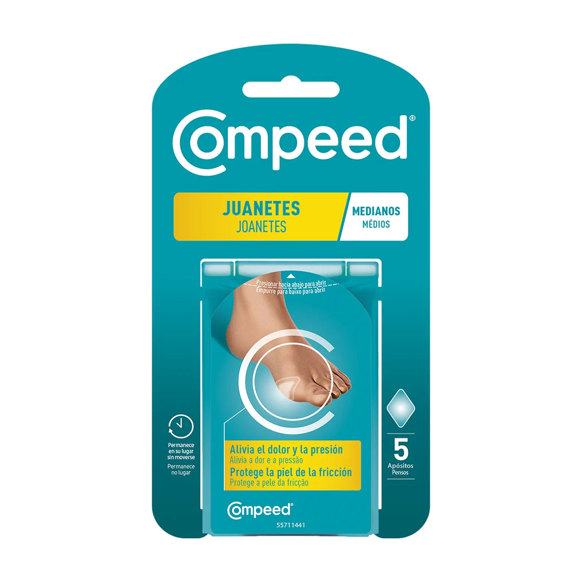 Compeed Juanetes 5 Apósitos Hidrocoloides
