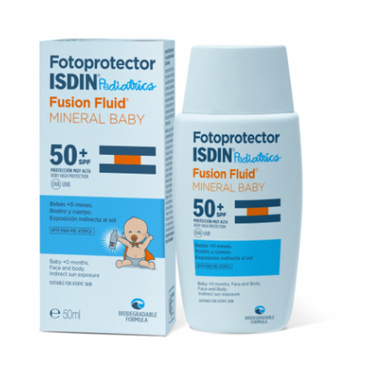 ISDIN Pediatrics Fusion Fluid Mineral Baby SPF 50+ 50 ml