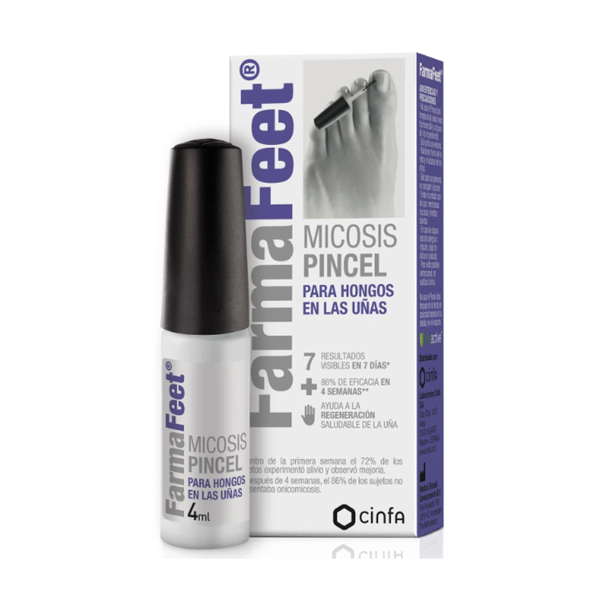 Farmafeet Pincel para Hongos en las Uñas 4 ml