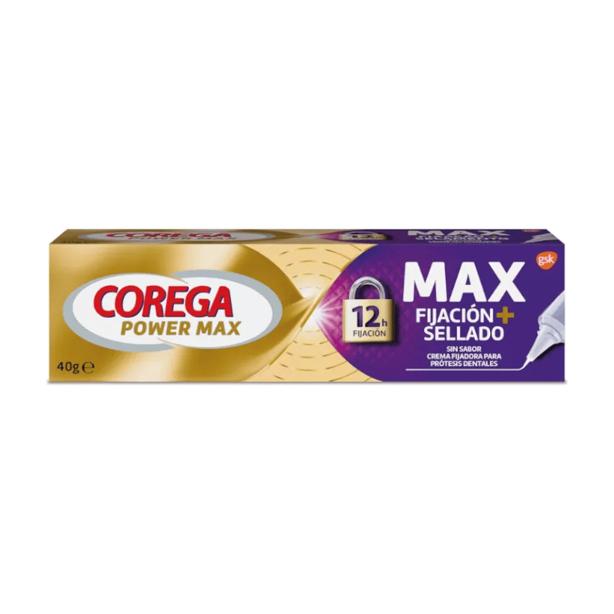 Corega Máximo Sellado Crema Fijadora para Prótesis Dentales 40 g