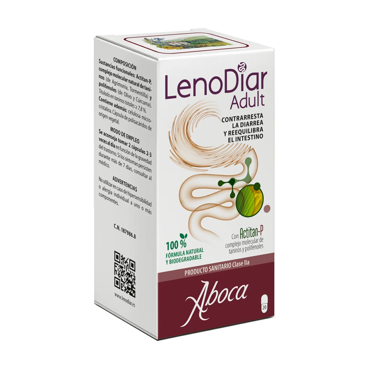 Aboca LenoDiar Adult 20 cápsulas