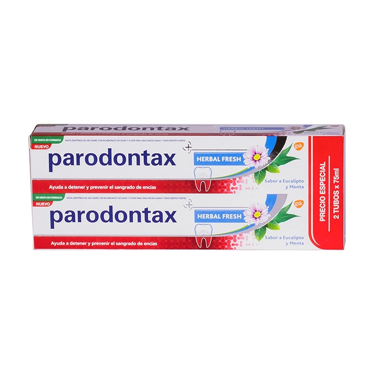 Parodontax Herbal Fresh Pasta Dental Duplo 2 x 75 ml