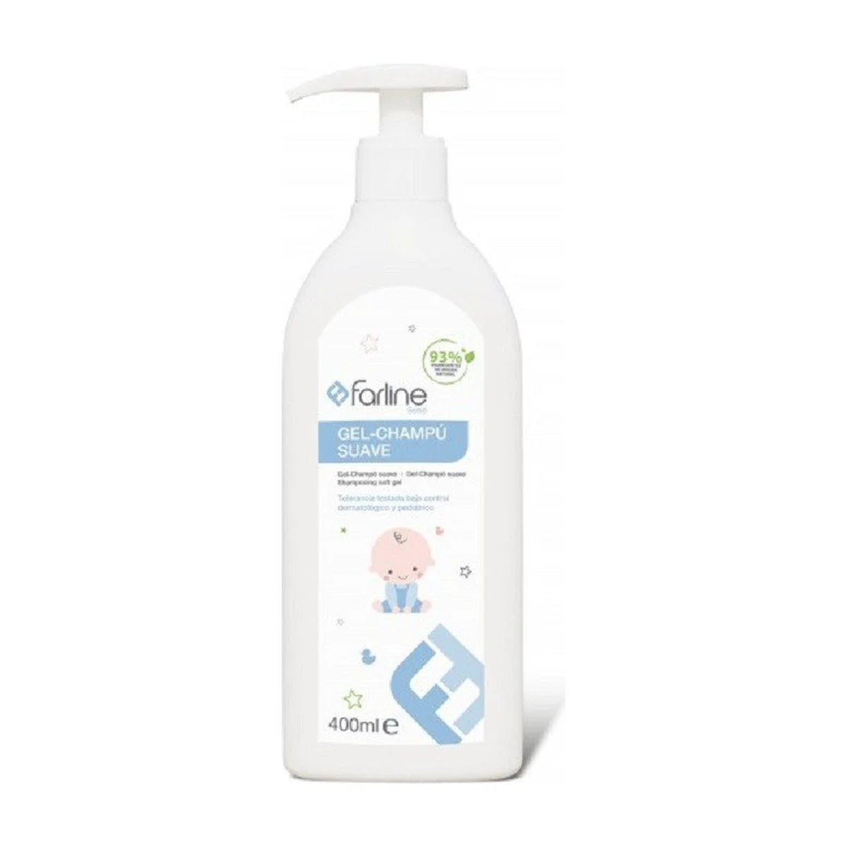 Farline Bebé Gel Champú Suave 400 ml
