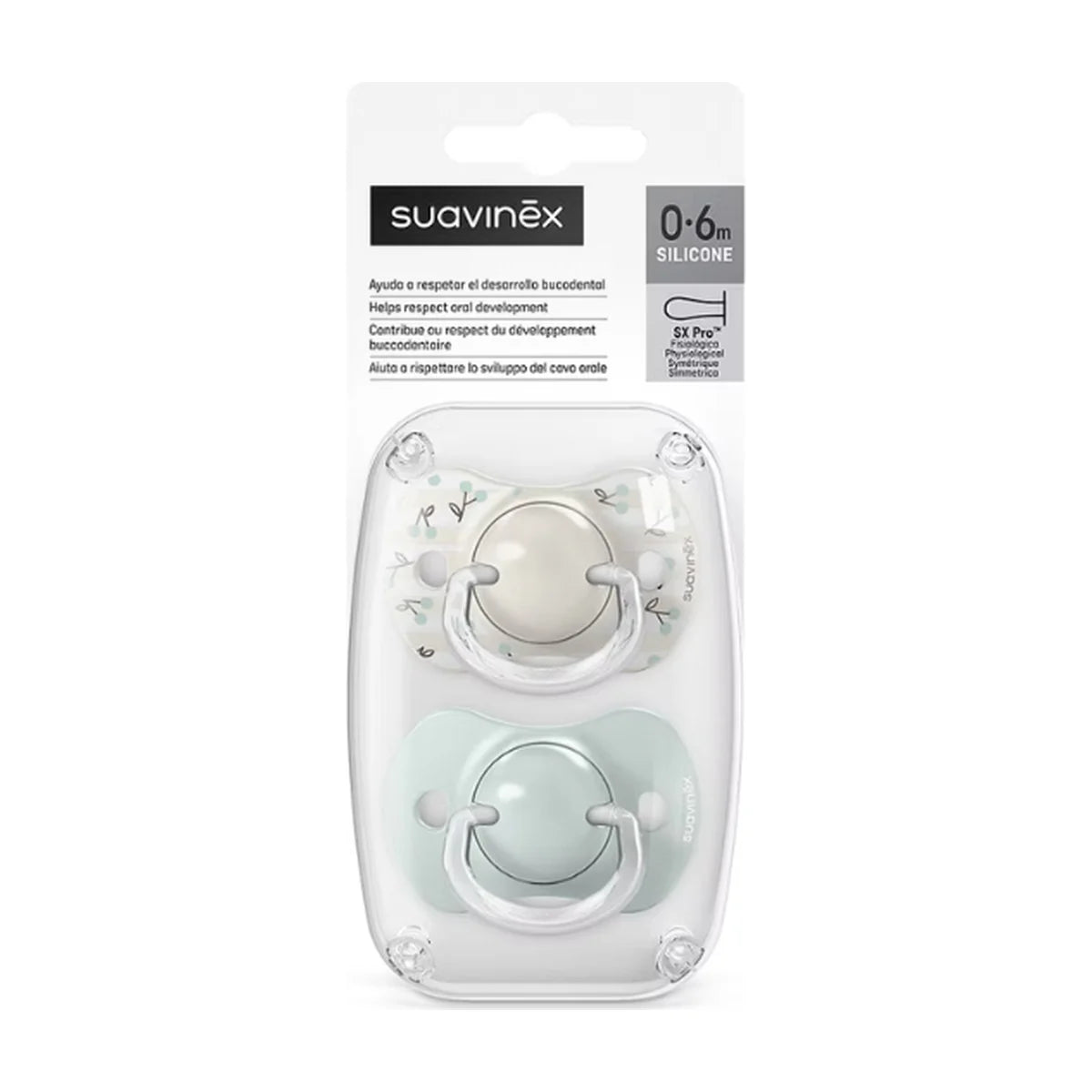 Suavinex Chupetes Fisiológicos SX Pro 0-6 Meses 2 Unidades