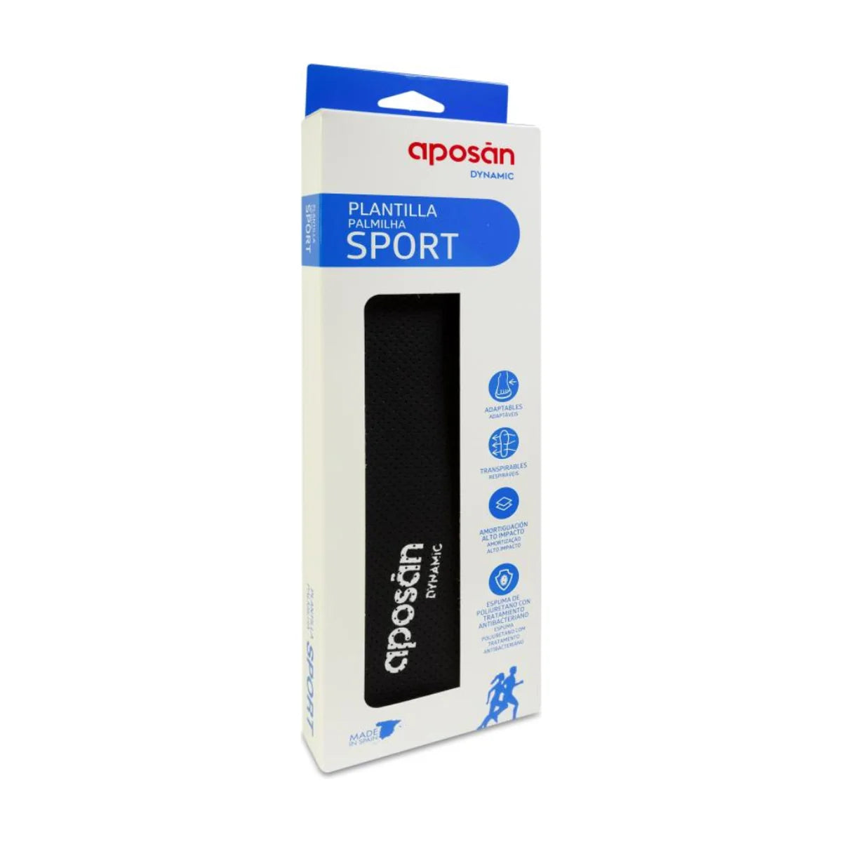 Aposán Dynamic Plantillas de Gel Sport, Talla 35–40