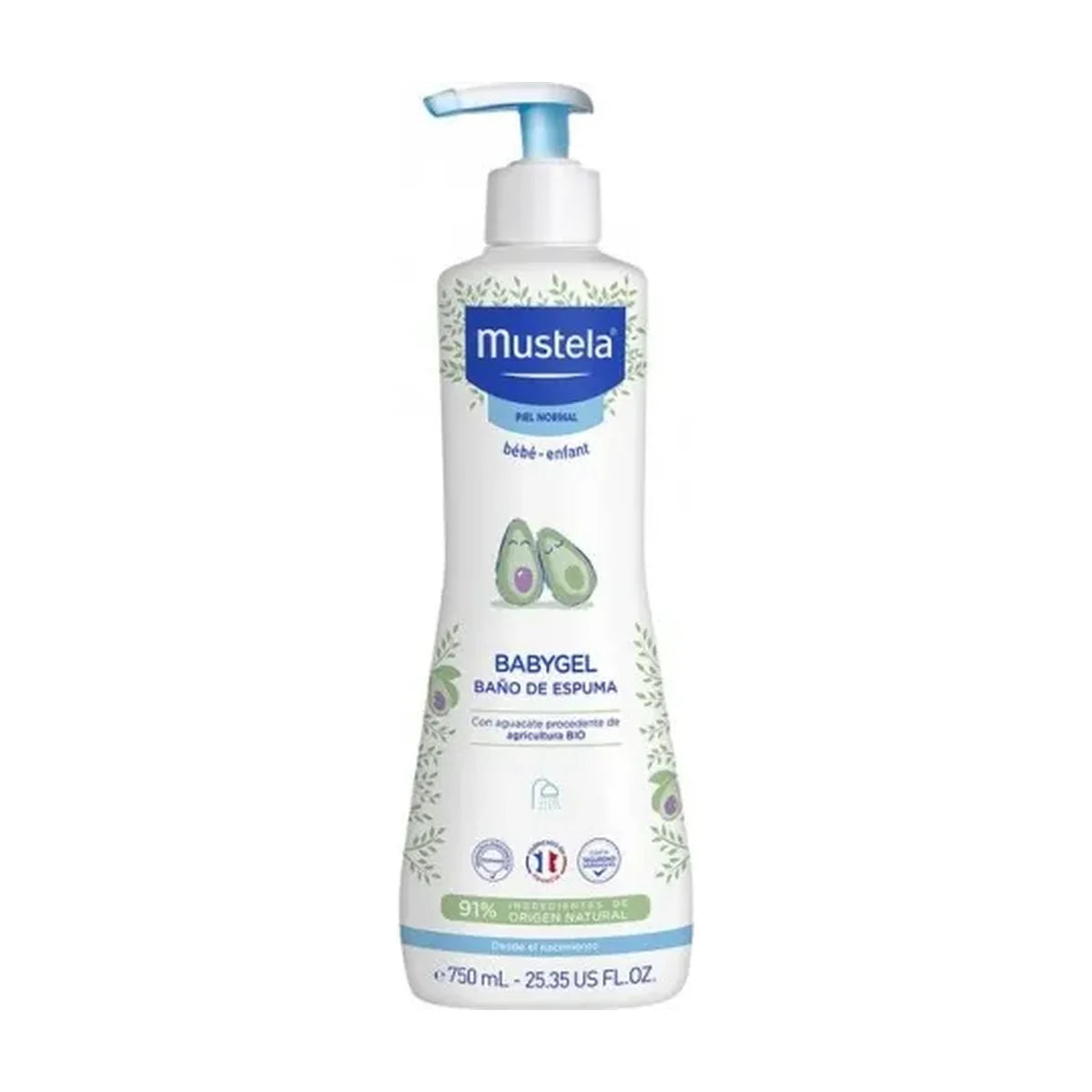 Mustela Babygel Baño de Espuma 750 ml