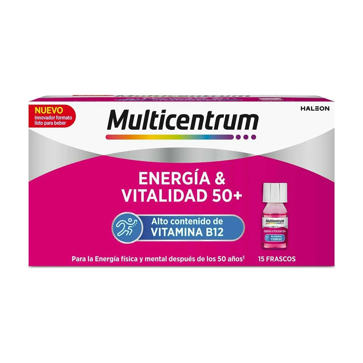 Multicentrum Energía y Vitalidad 50+ 15 frascos de 7 ml