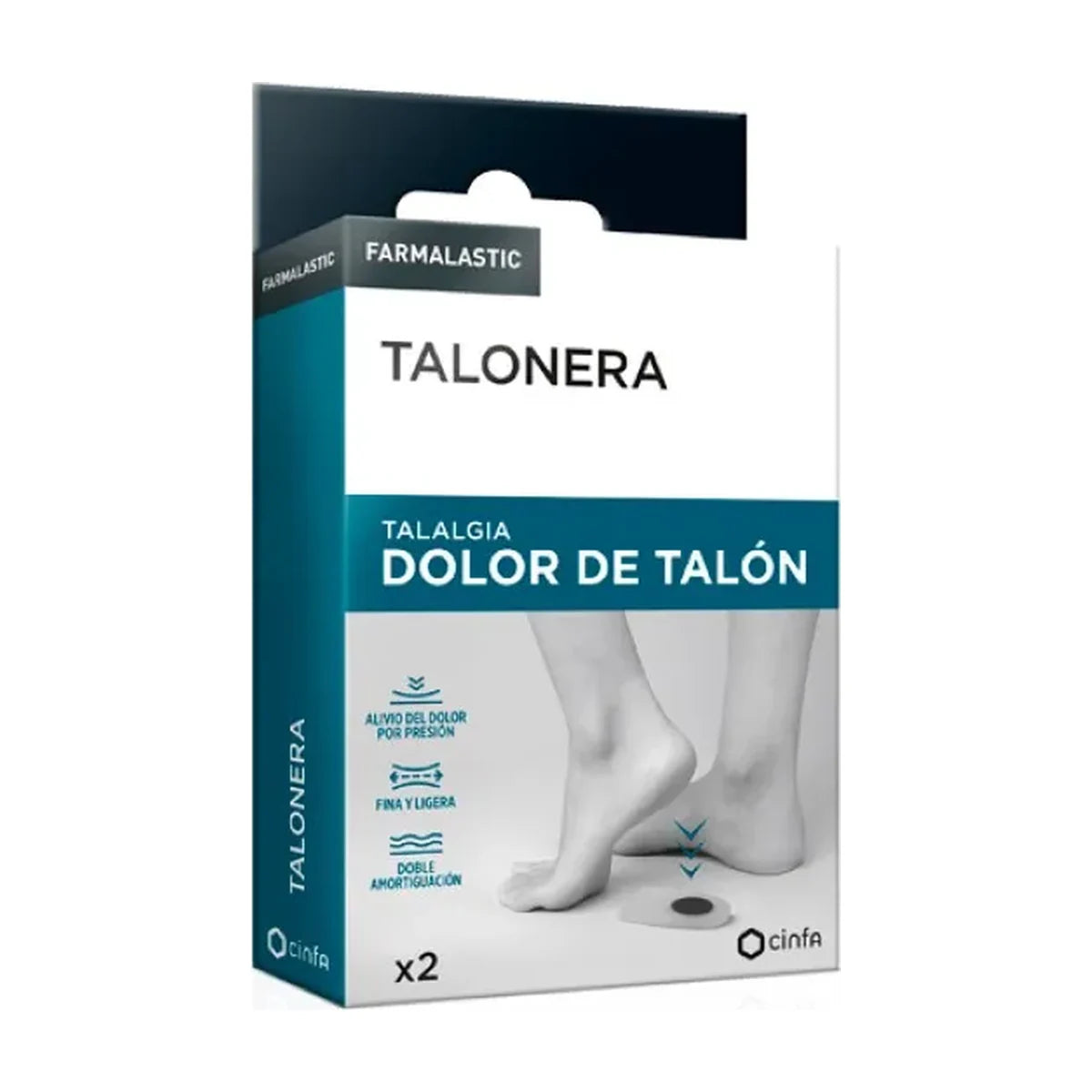 Farmalastic Talonera Talla Grande 41–44 2 unidades