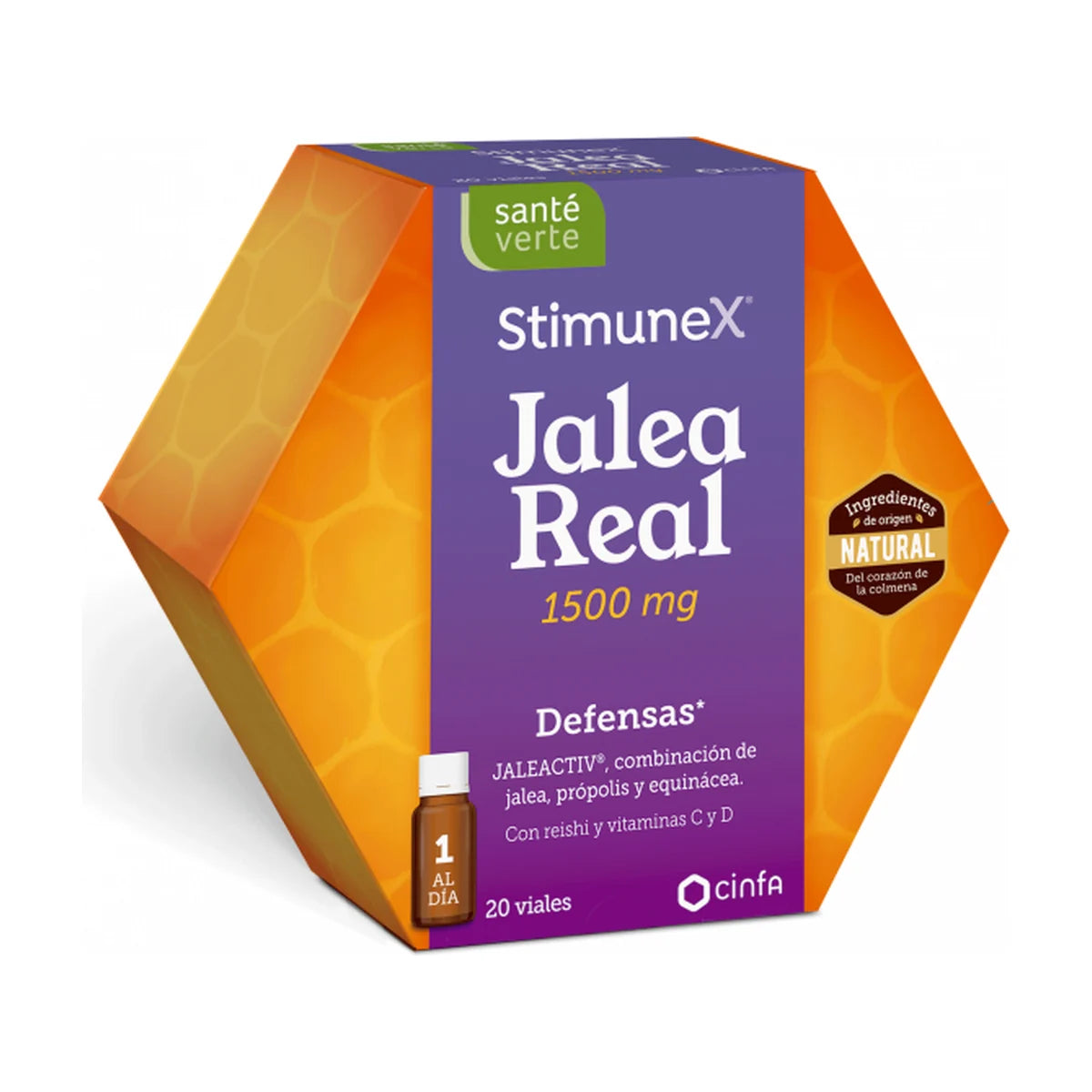 Santé Verte Stimunex Jalea Real Defensas Limón 20 x 10 ml