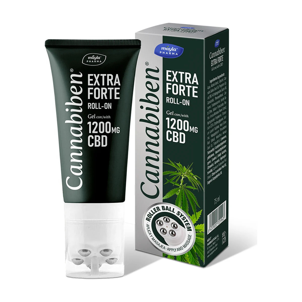 Cannabiben Extra Forte Gel Roll-on 75 ml