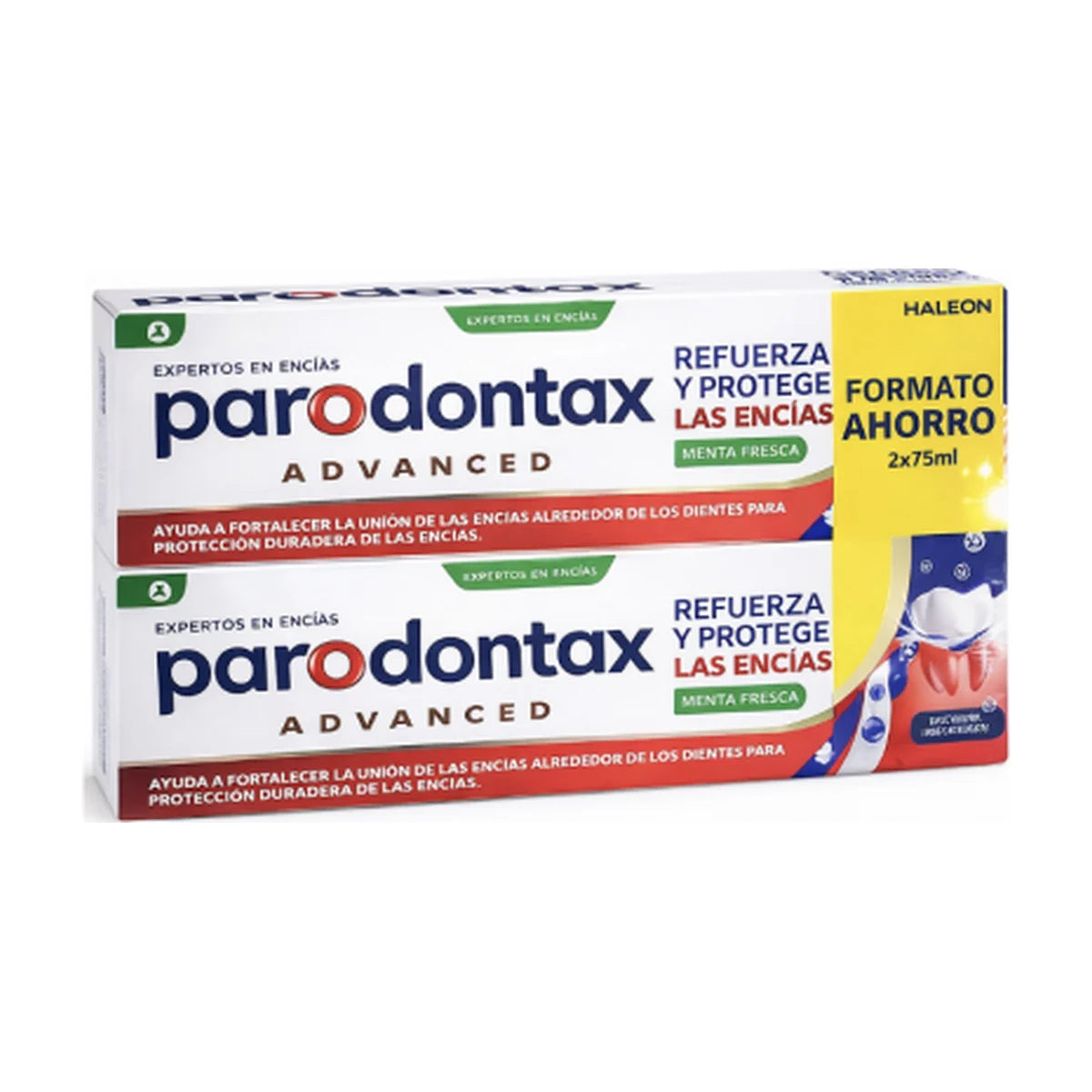 Parodontax Advanced Refuerza y Protege Encías Duplo 2 x 75 ml
