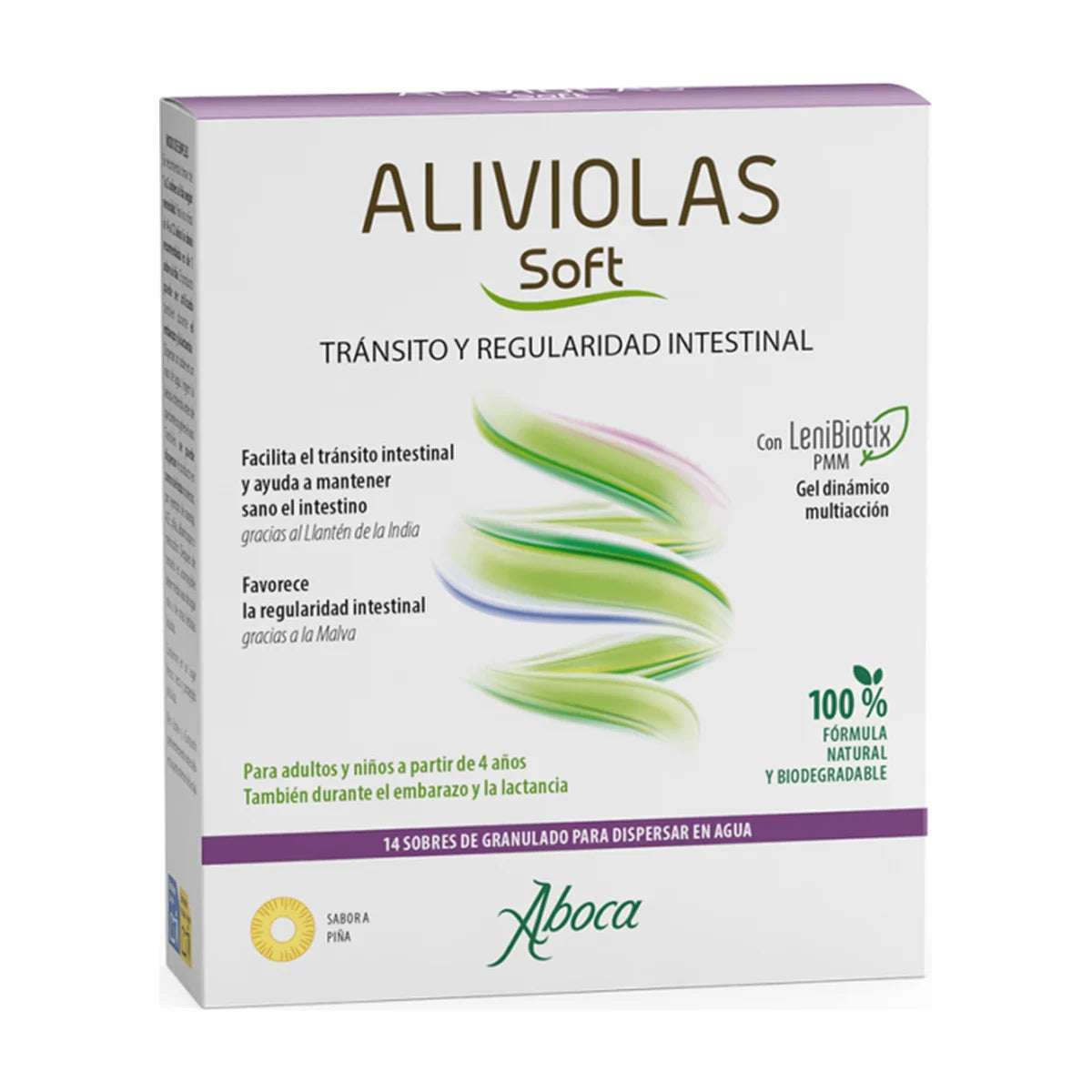 Aboca Aliviolas Soft 14 sobres sabor piña
