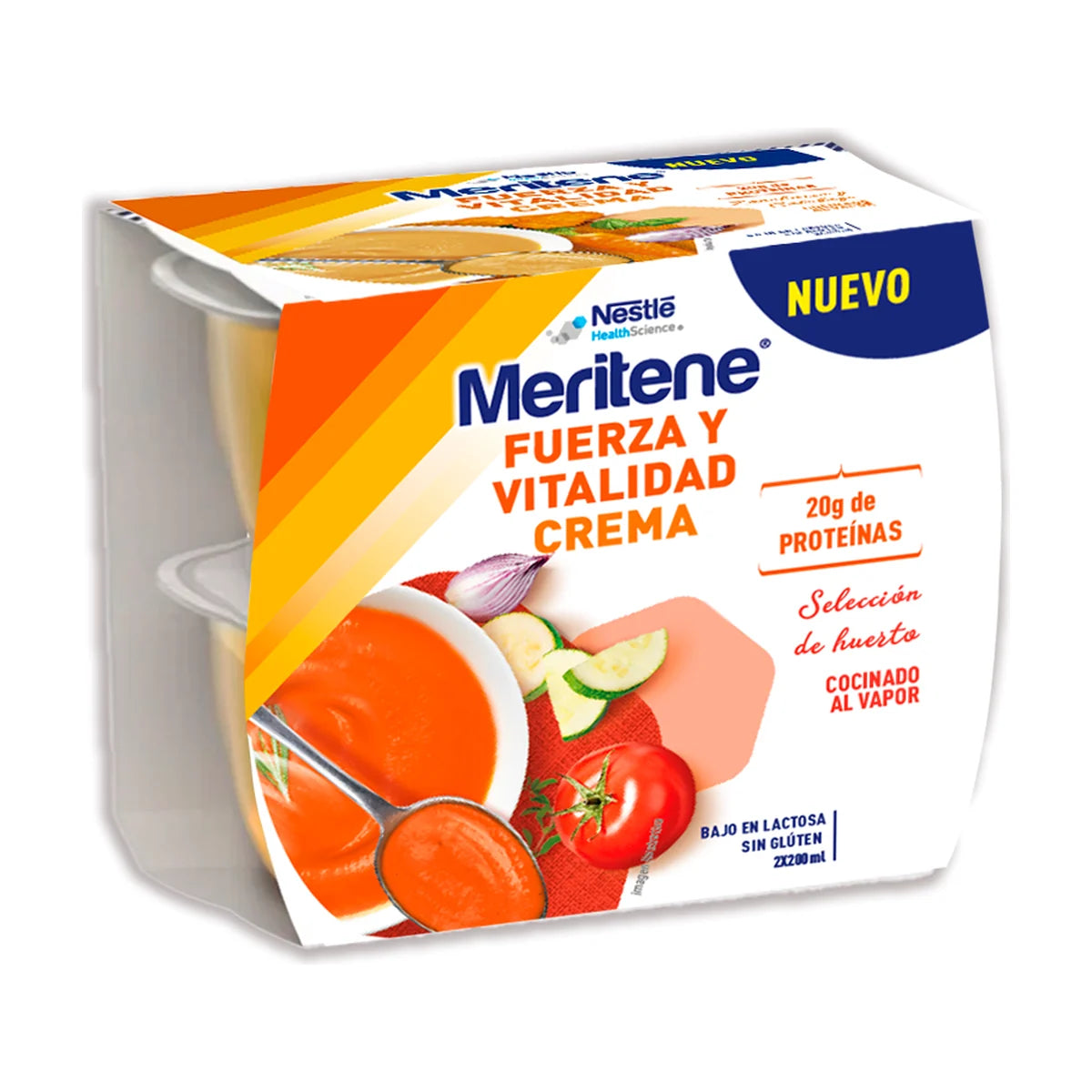 Meritene Fuerza y Vitalidad Crema Selección de la Huerta 2 x 200 ml