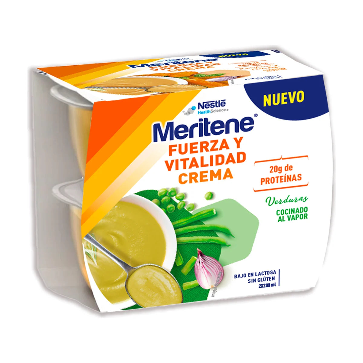 Meritene Fuerza y Vitalidad Crema Verduras 2 x 200 ml