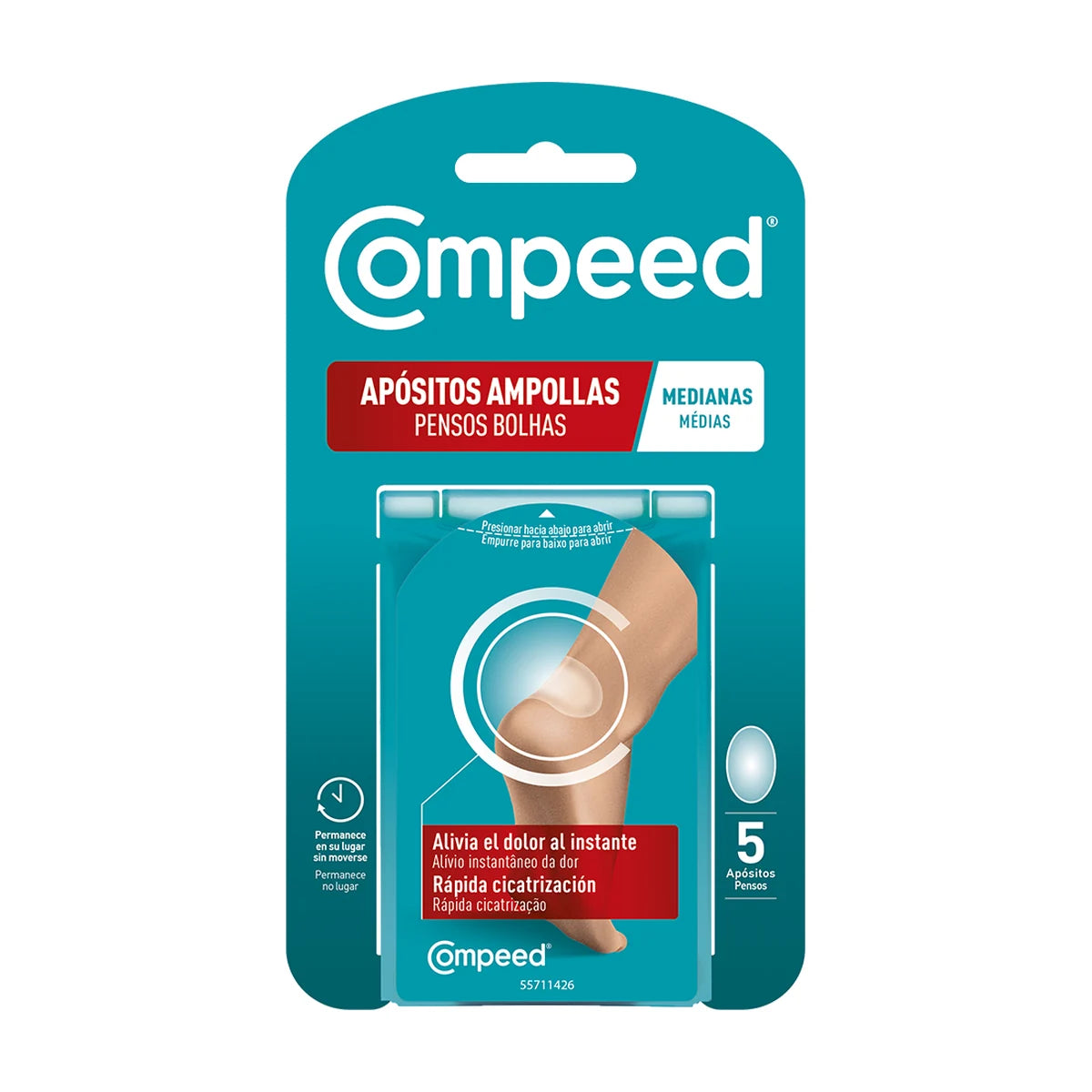 Compeed Ampollas Medianas, 5 Apósitos