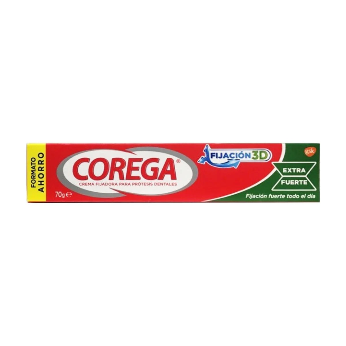Corega Extra Fuerte Crema Fijadora para Prótesis Dentales 70 g