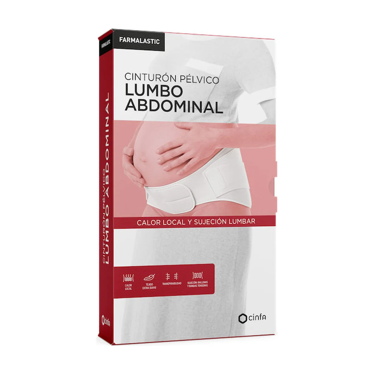 Farmalastic Cinturón Pélvico Lumboabdominal Embarazo Blanco Talla 1 / Pequeña