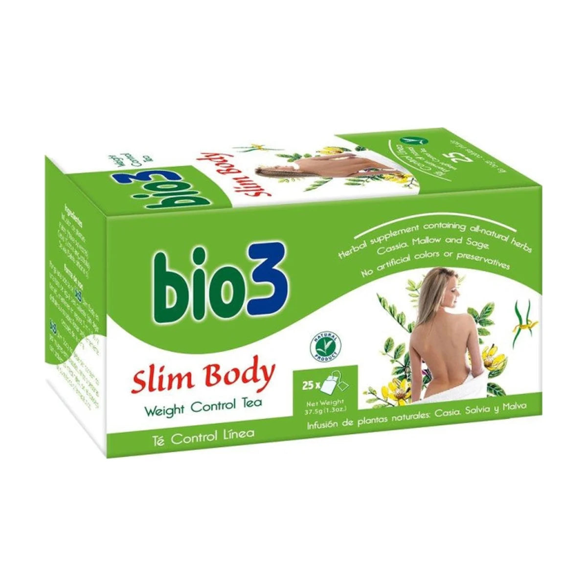 Bie3 Control Línea Slim Body infusión 25 bolsitas