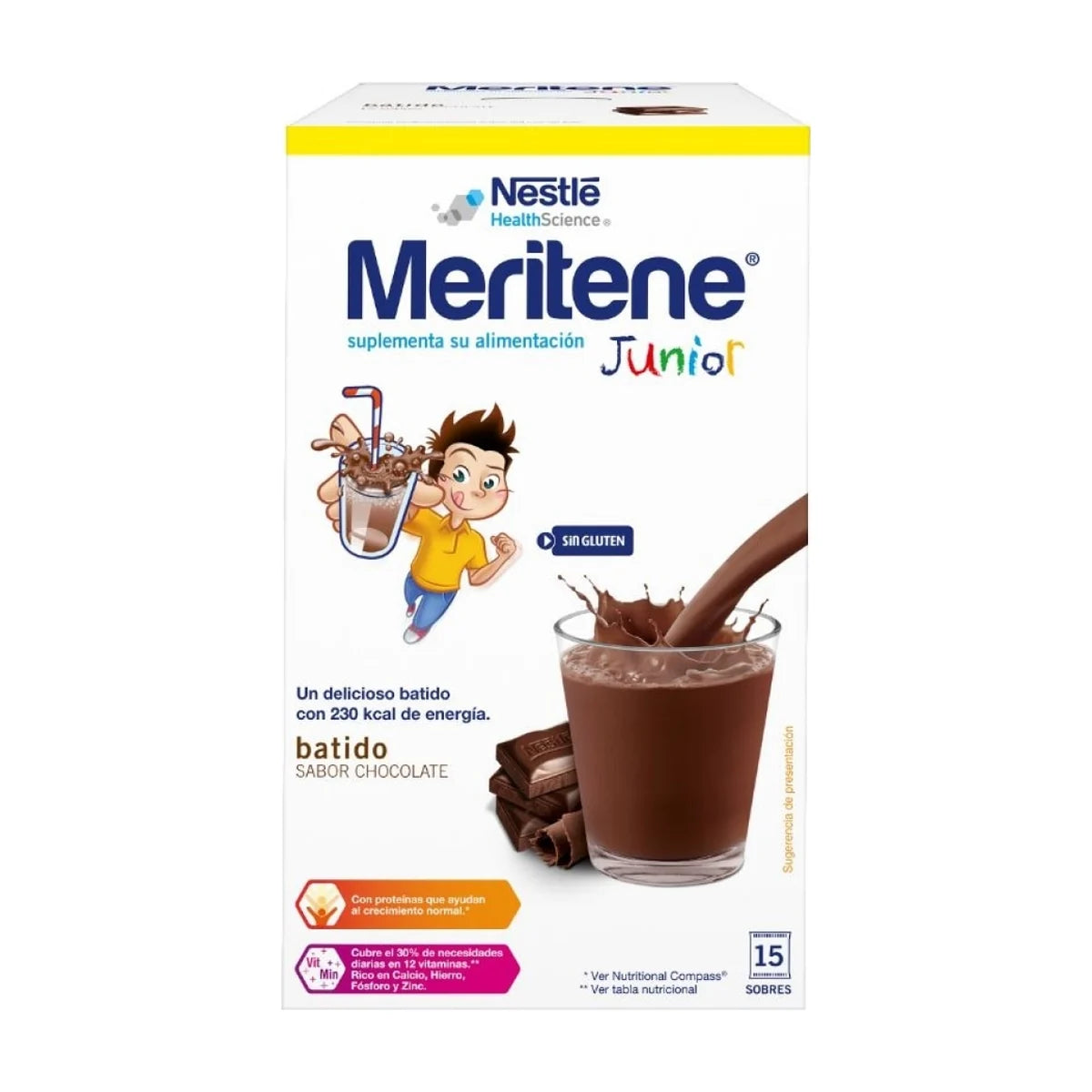 Meritene Junior Batido Chocolate 15 sobres de 30 g