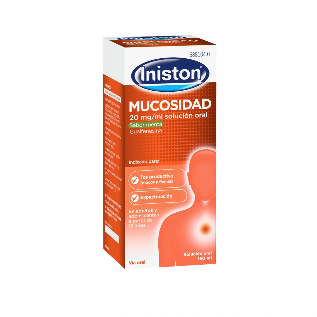 Inistón Mucosidad 20mg/ml solución oral sabor menta