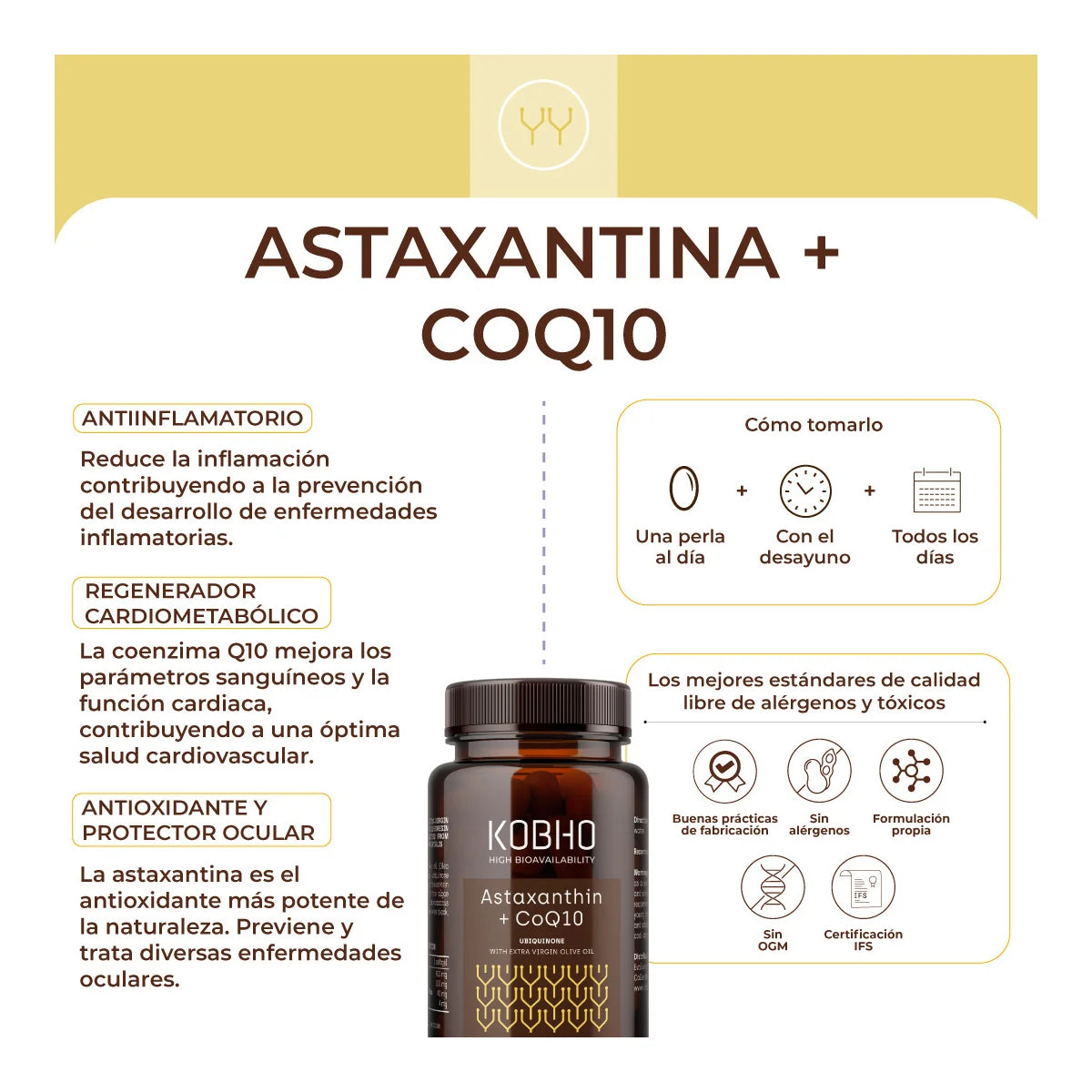 KOBHO Astaxantina + CoQ10
