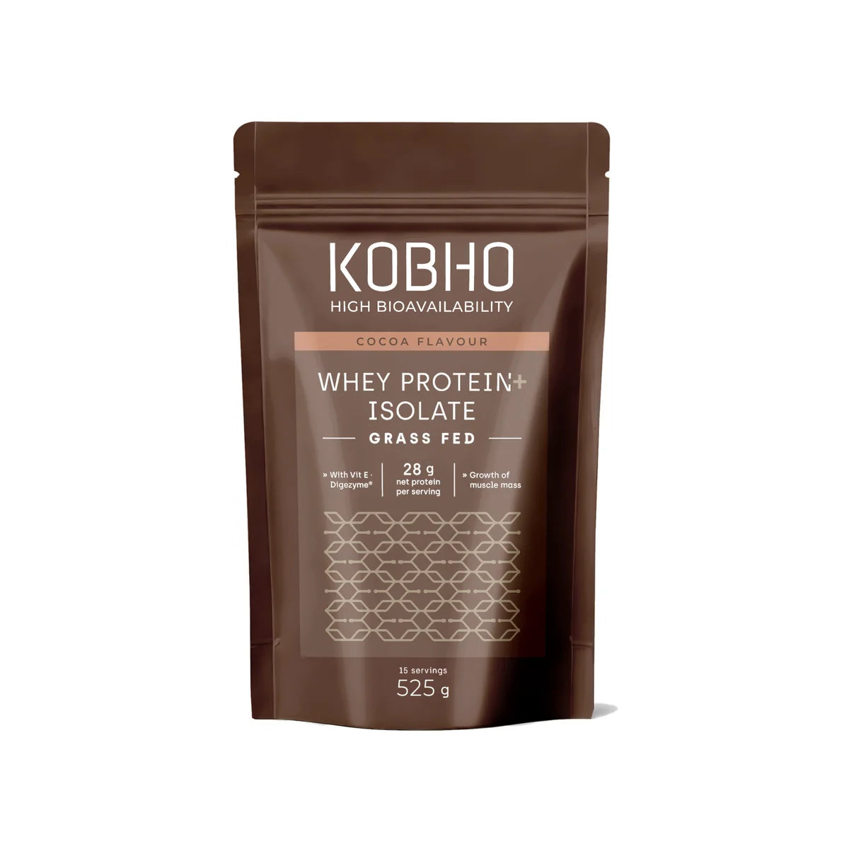 KOBHO Proteína Whey Aislada Cacao