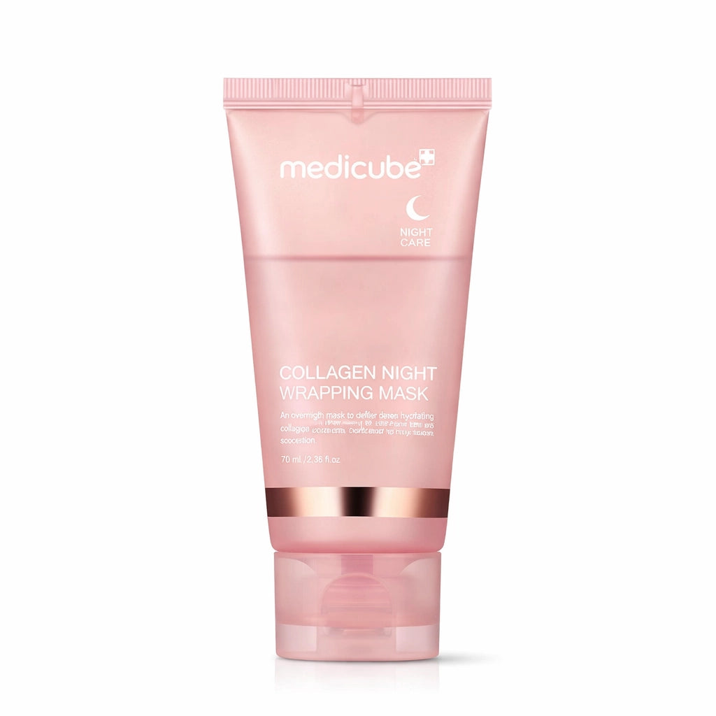 MEDICUBE Collagen Night Wrapping Mask | Mascarilla Facial de Noche con Colágeno