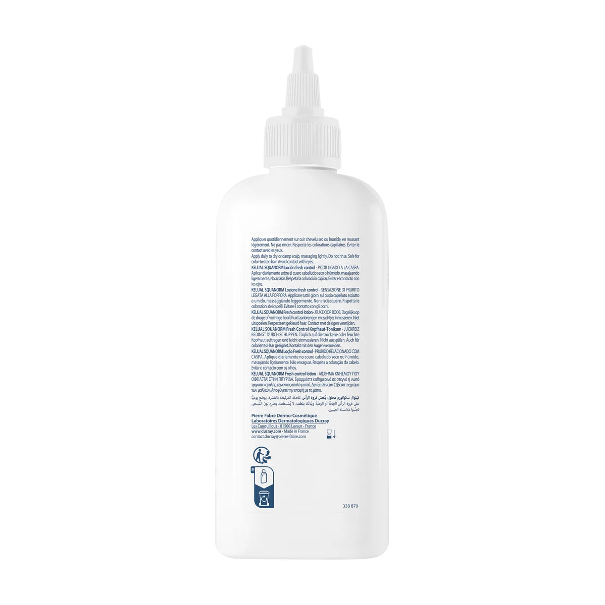Ducray Kelual Squanorm Loción Fresh Control 200 ml - reverso