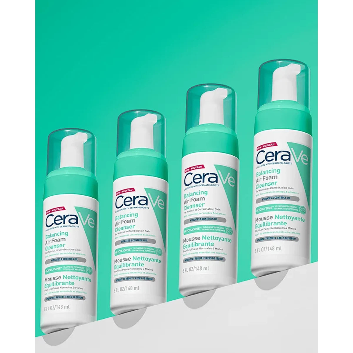 CeraVe Limpiador Air Foam Reequilibrante 148 ml - presentación