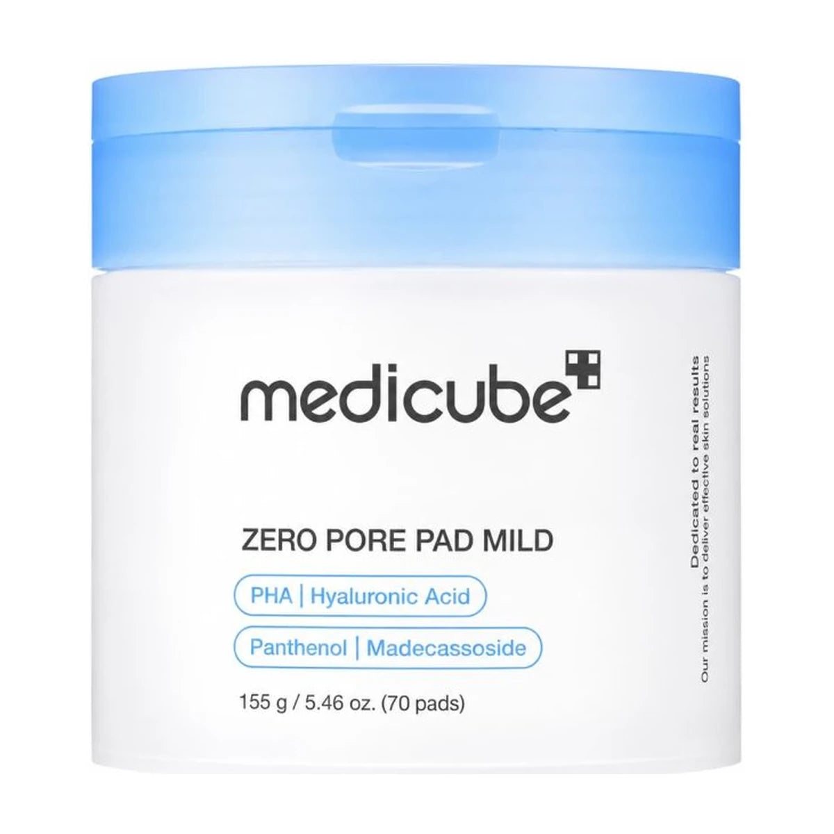 Medicube Zero Pore Pad Mild 70 discos - vista frontal