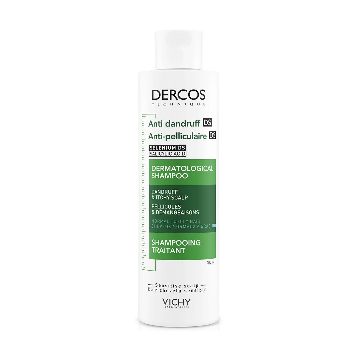 Vichy Dercos DS Normal a Graso 200 ml - frontal