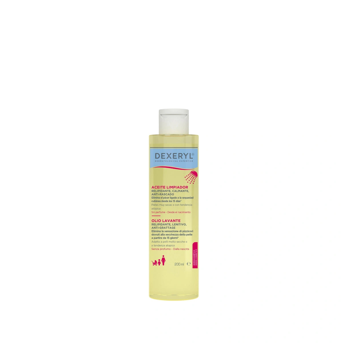 Dexeryl Aceite Limpiador para Piel Seca, Muy Seca y Atópica