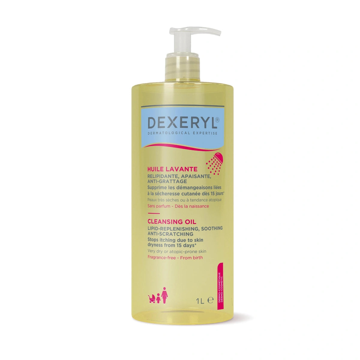 Dexeryl Aceite Limpiador para Piel Seca, Muy Seca y Atópica
