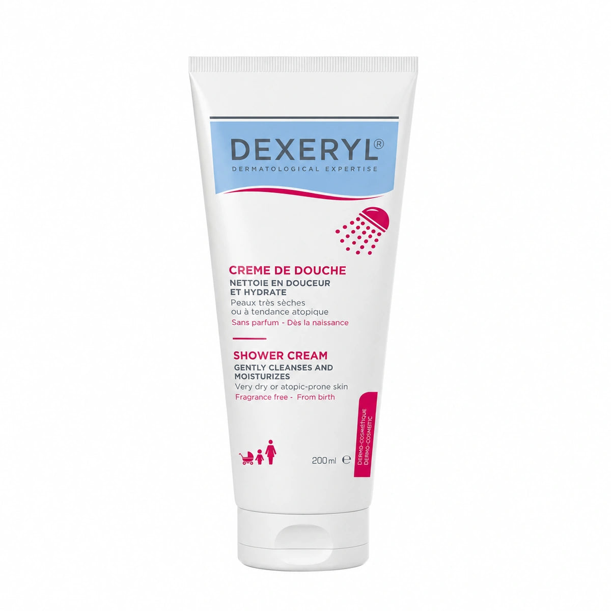 Dexeryl Shower Crema de Ducha | Piel Muy Seca y con Tendencia Atópica