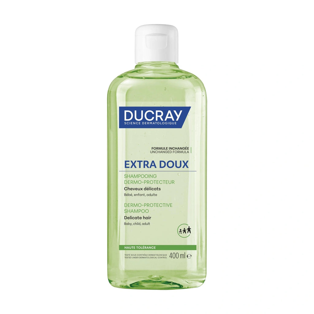 Ducray Extra-Doux Champú Dermoprotector | Uso Frecuente para Toda la Familia | 400 ml