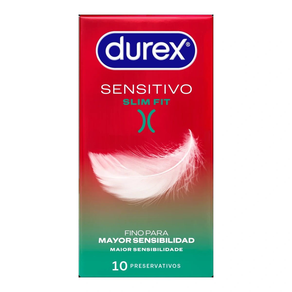 Durex Sensitivo Slim Fit | Preservativos Ultra Finos Ajustados 52,5 mm