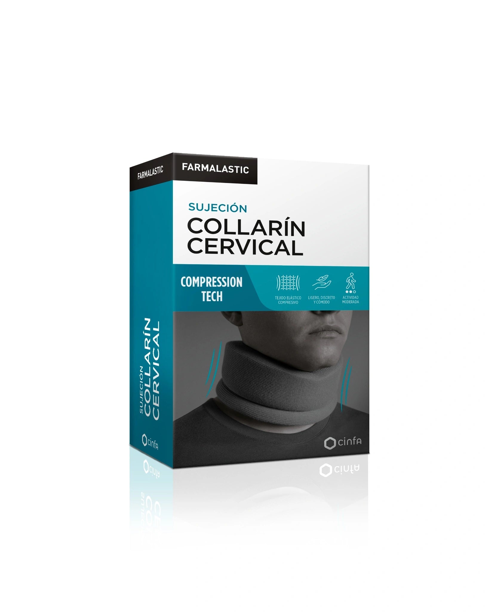 FARMALASTIC Collarín Cervical Ortopédico Ajustable