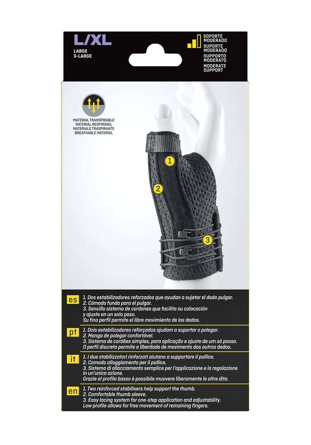 FUTURO Estabilizador Deluxe del Dedo Pulgar