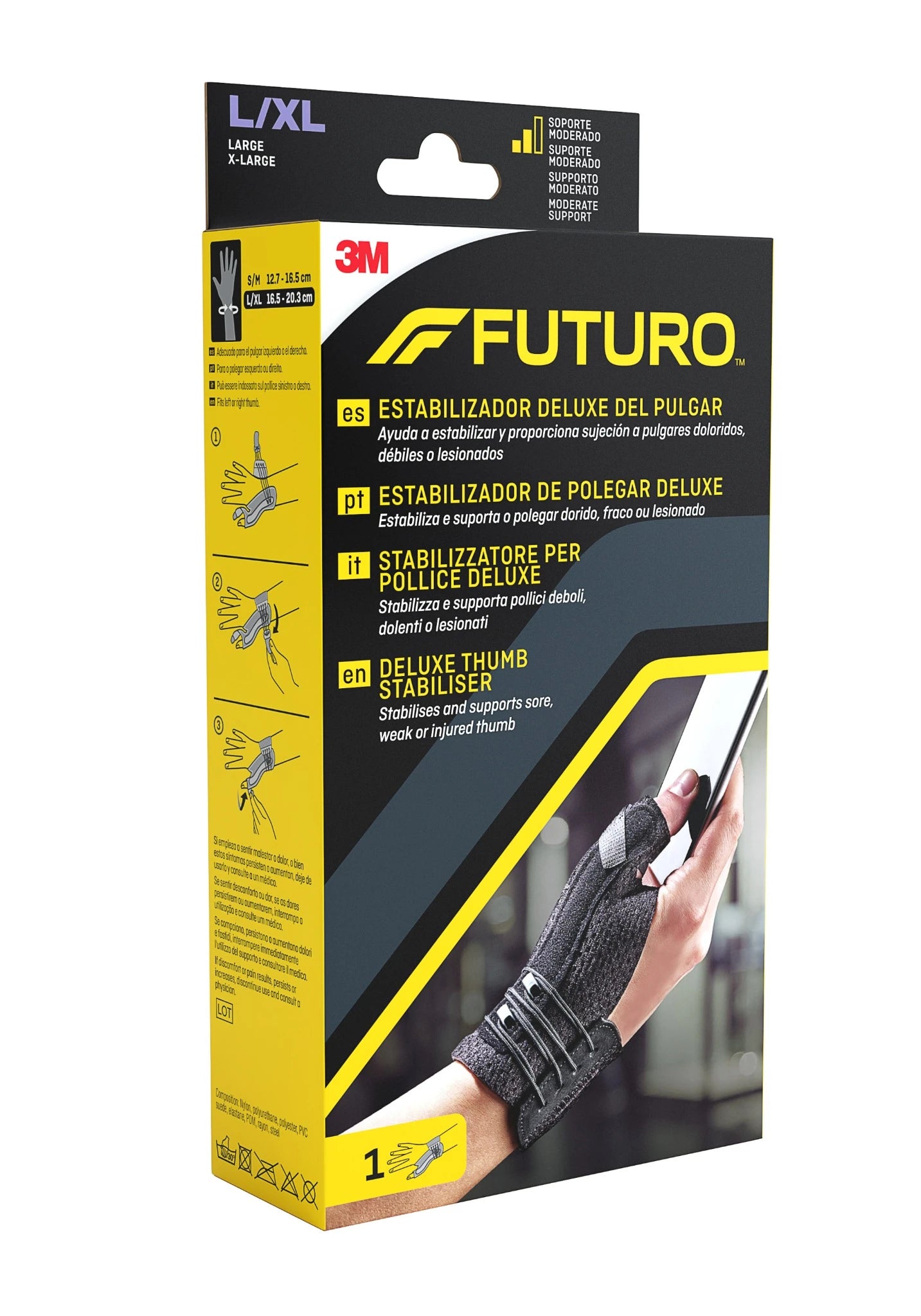 FUTURO Estabilizador Deluxe del Dedo Pulgar