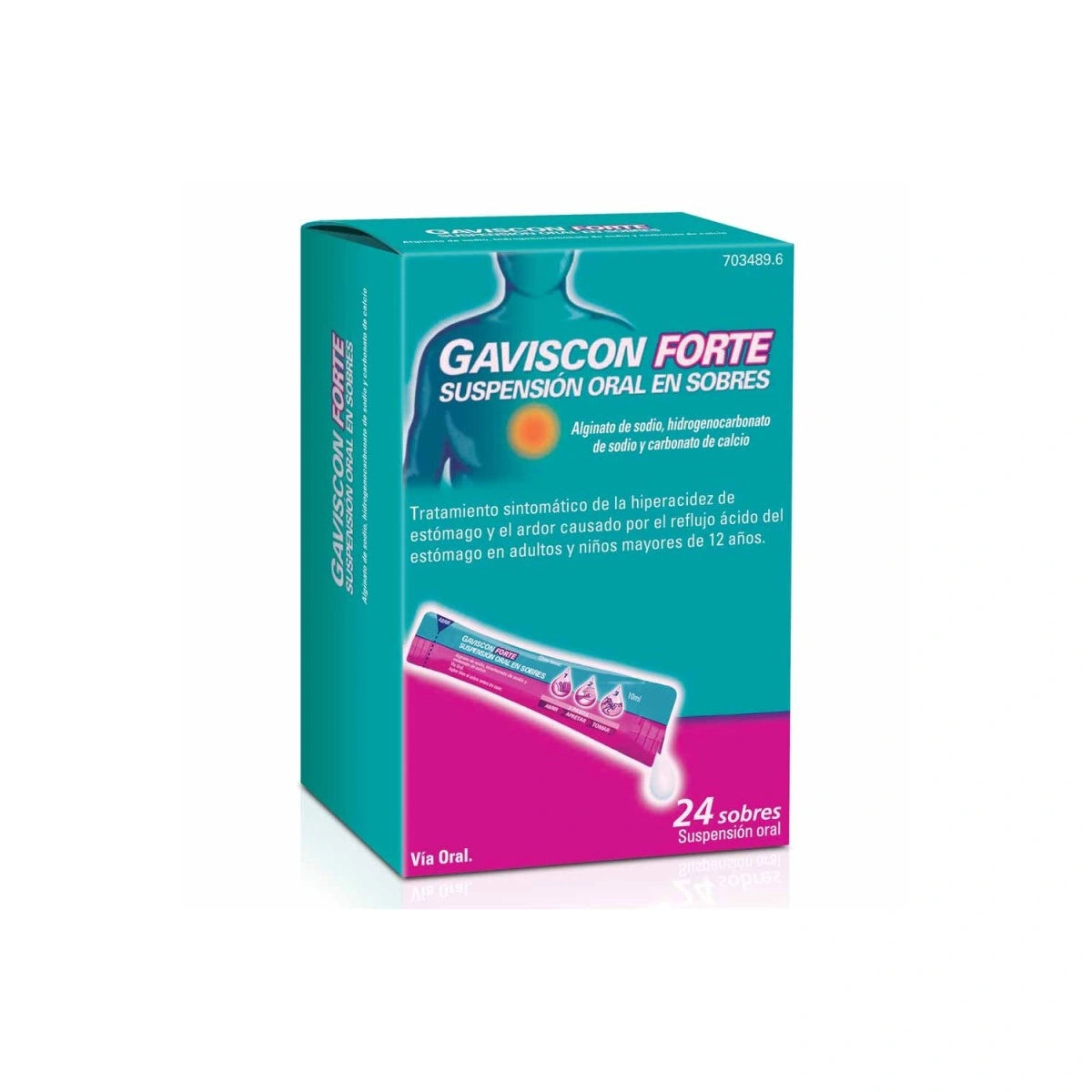 Gaviscon Forte suspensión oral en sobres