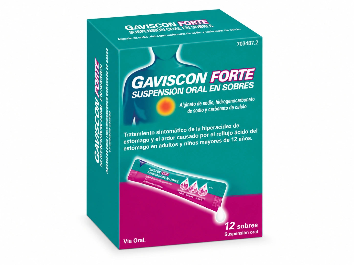 Gaviscon Forte suspensión oral en sobres