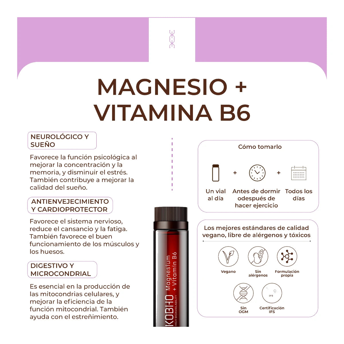 Kobho Magnesio + Vitamina B6