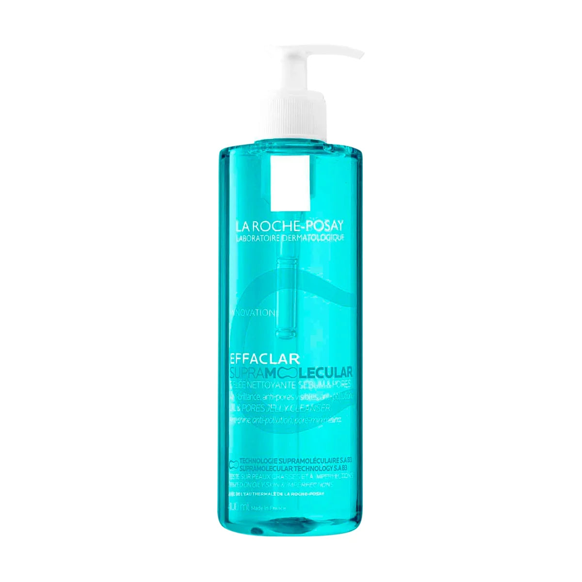 La Roche-Posay Effaclar Supramolecular Gel Limpiador 400 ml — envase frontal