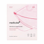 Medicube PDRN Pink Collagen Gel Mask | Mascarilla de Colágeno para Elasticidad y Luminosidad | 4 Unidades